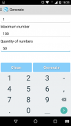 Random number generator screenshot 1