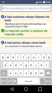 English French Proverbs Dictionary screenshot 2