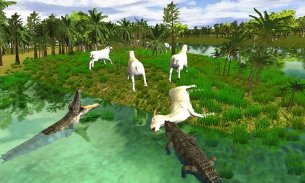Crazy Goat Simulation Free:Jungle Survival screenshot 1