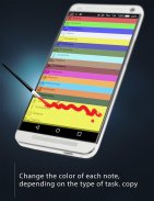 Заметки: список дел, цветной блокнот screenshot 2