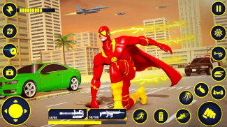 grande robot della polizia eroe velocità giochi screenshot 3