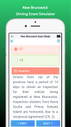 New Brunswick drivers test screenshot 1