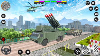 मिसाइल आक्रमण और परम युद्ध - ट्रक खेल screenshot 6