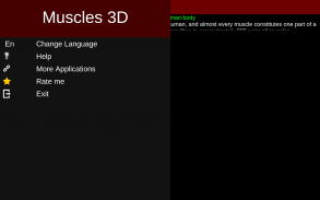Muskulöses System in 3D (Anatomie). screenshot 6