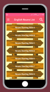 Learning English Nouns List screenshot 3