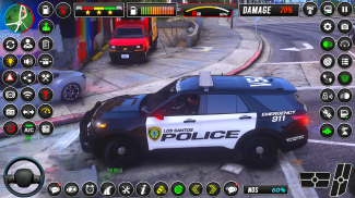 Lusso traffico polizia auto 3d screenshot 5