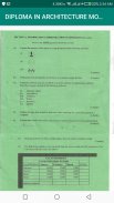 DIPLOMA IN ARCHITECTURE MODULE I PAST PAPERS screenshot 1