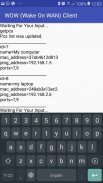 WOW (Wake On Wan) Client screenshot 2