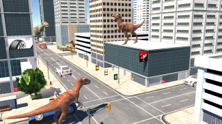 Dinosaur Simulator - City destroy screenshot 2