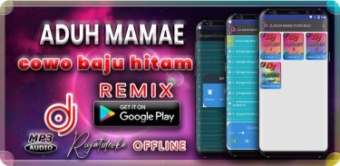 DJ Aduh Mamae Ada Cowok Baju Hitam Remix Viral screenshot 2