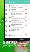 Tulang belakang yang sehat -latihan untuk punggung screenshot 1