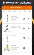 Home workouts with dumbbells screenshot 7
