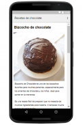 Recetas de Chocolate screenshot 1