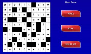 Cross Word Maker screenshot 0