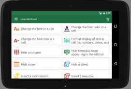 Learn Excel screenshot 0