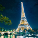 The Eiffel Tower in Paris Icon