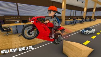 Office Motorcycle Racing Stunt screenshot 4