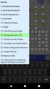 English Crossword puzzle screenshot 8