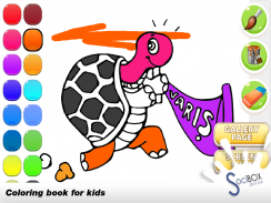 libro para colorear tortuga screenshot 4