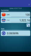 Yuan chinês Escudo Cabo Verde screenshot 2