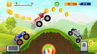 Kinder Monster Truck Racing Game Uphill screenshot 11