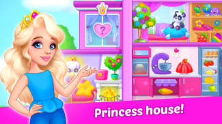 Princess doll home Paper game screenshot 13