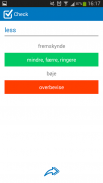 Danish - English dictionary screenshot 6