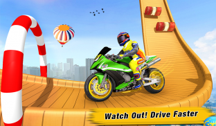 mega ramp moto stunts sepeda: game balap sepeda screenshot 4