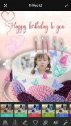 Name Art On Birthday Cake: Focus Filter Maker App screenshot 2