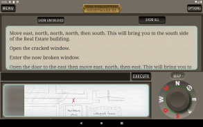 The Forgotten Nightmare 3 Text Adventure Game screenshot 0