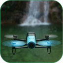 Waterfall by Drone Video LWP Icon