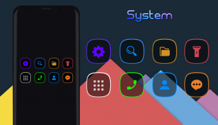 DarkNeon Icon Pack screenshot 3