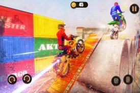 Mega Ramp Bike Impossible Stunts - Offline Racing screenshot 2