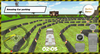 3D Flatbed Car Parking screenshot 4