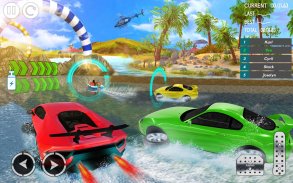 سباق حيلة سيارة المياه 2019 ألعاب السيارات 3D حيلة screenshot 0