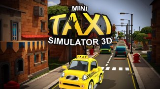 Mini Taxi Simulator 3D screenshot 0