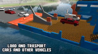 Car Transporter Ship Simulator screenshot 1