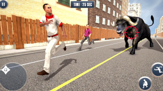 Angry Bull Fight Shooting Game screenshot 0