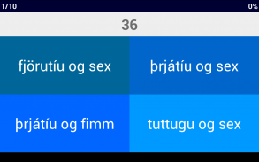 Icelandic Number Whizz screenshot 8