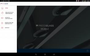 PRESS GLASS MOBILE screenshot 0