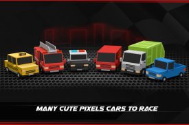 Blocky Pixel Traffic Racer screenshot 12