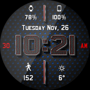 Chrome Leather HD Watch Face screenshot 15