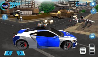 Multi Robot Transform: Jet, Dog, Eagle & Car War screenshot 14