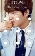 Lee Min Ho Pattern Lock Screen screenshot 1