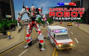 Robot Car Games: Ambulance 3D screenshot 11