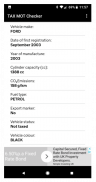 Tax Mot Checker screenshot 0