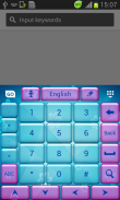 Temas de teclado azul screenshot 7
