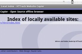 HTTrack Website Copier screenshot 9