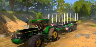 Cargo Tractor Trolley Simulator Farming Game 2020