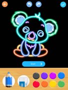 Draw Glow Animals screenshot 14